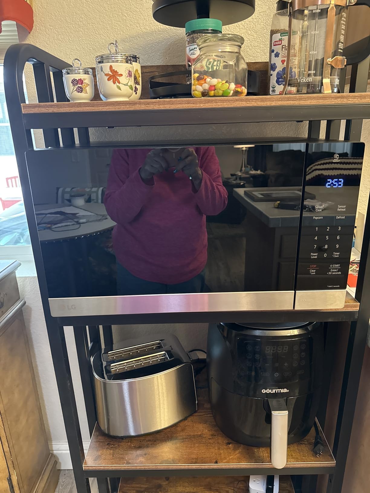 LG NeoChef Countertop Microwave, 1.5 cu. ft., Stainless Steel, Smart Inverter, Sensor Cooking, 1200 Watts customer photo 2