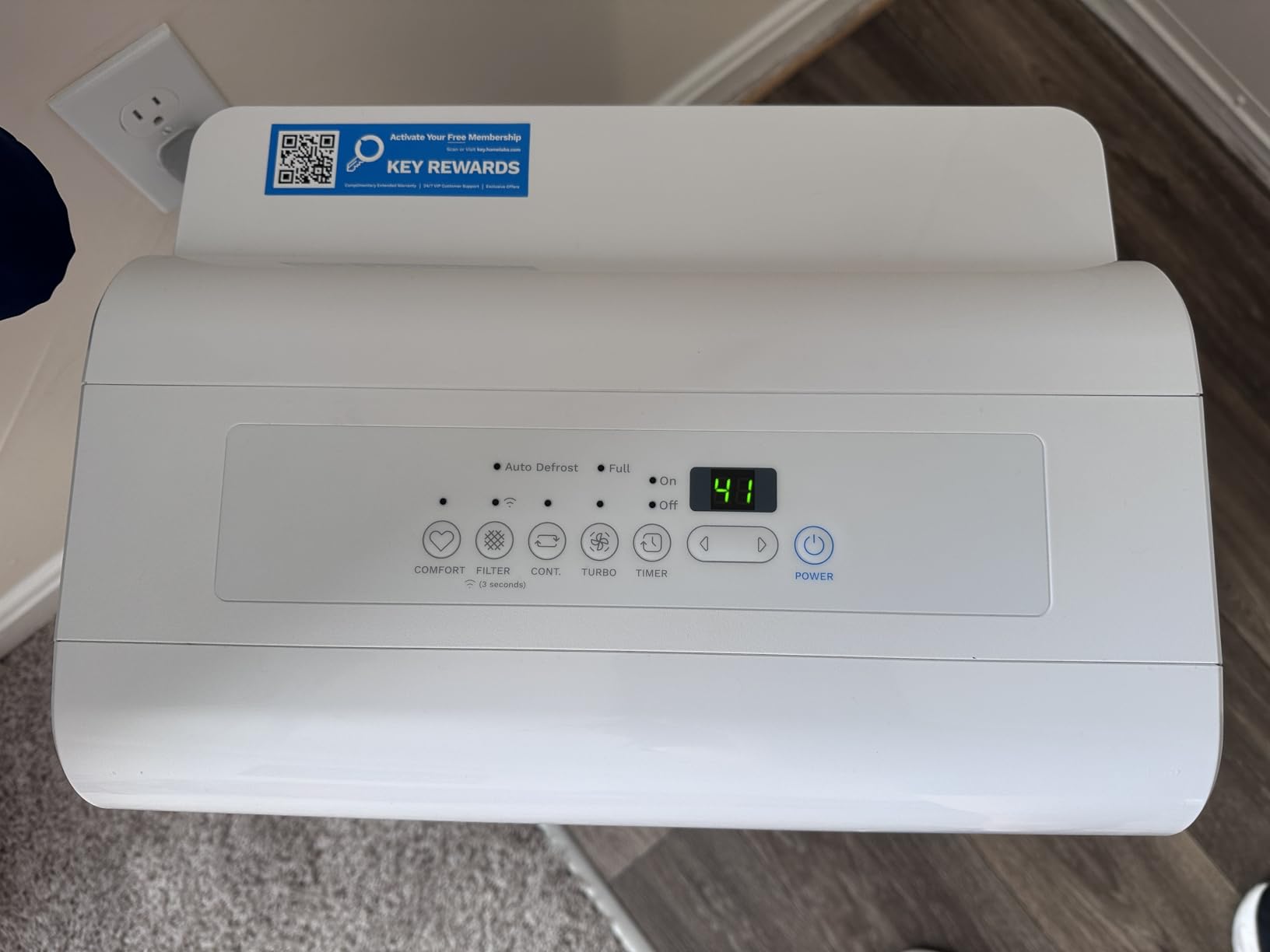 hOmeLabs Dehumidifier 3,500 Sq Ft Wi-Fi (25 Pint MAX 64 Pint at 95°F, 90% RH) for Advanced Humidity & Moisture Control, Quiet, Efficient, Auto Shut-off, Ideal for Home, Basement, Office customer photo 1