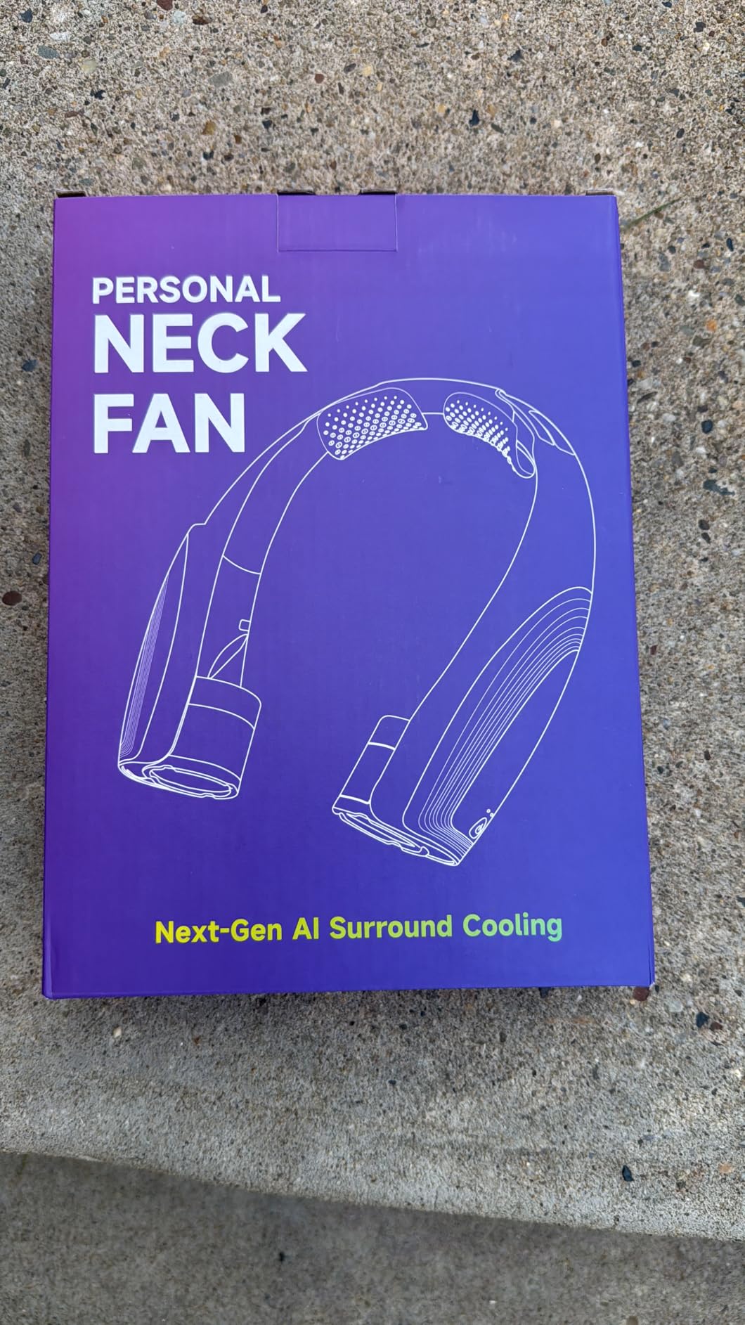 Portable Neck Fan with 6 Powerful Speeds, 8000mAh Battery Operated USB-C Rechargeable Fan, 20H Runtime, Hands-Free 360 Degree Cooling Personal Wearable Neck Fan, Gift for Women Men Travel Concerts(Black) customer photo 2
