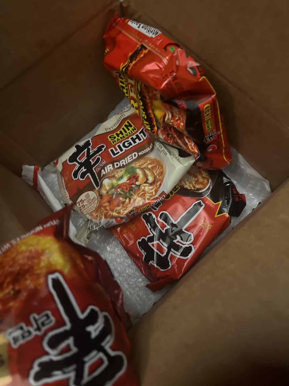 Pinstar Premium Gourmet Spicy Shin Instant Ramen Noodle 8 Flavor Combo - Korean Ramen Set (8 Pack) customer photo 2