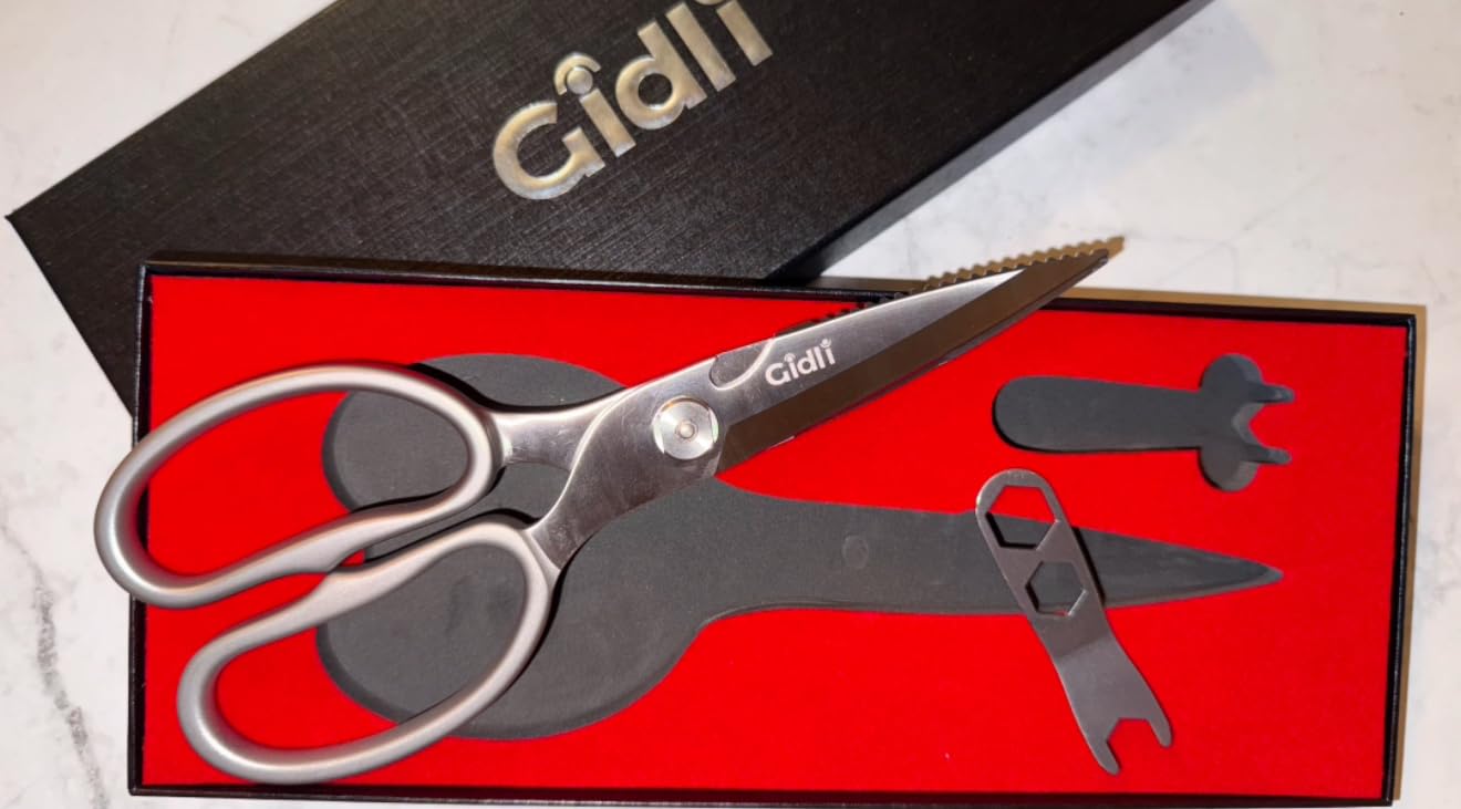 Premium Kitchen Scissors by Gidli - Lifetime Replacement Warranty* - Heavy Duty Kitchen Shears for Food - All-Purpose Stainless Steel Scissors - Dishwasher Safe, Comes Apart for Easy Cleaning customer photo 1