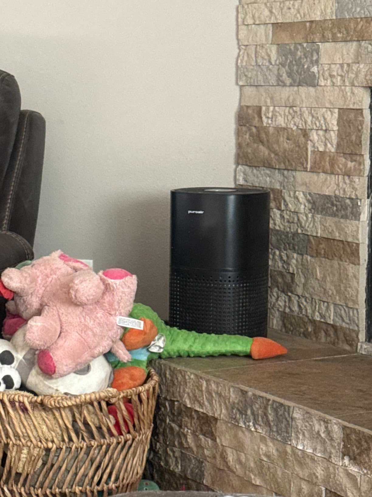 PuroAir 130i Smart Air Purifiers for Home Pets Allergies - HEPA + CarbonTech Filter, Quiet Sleep Mode, Small Room Air Purifiers for Bedroom, Baby, Office, Dorm customer photo 1