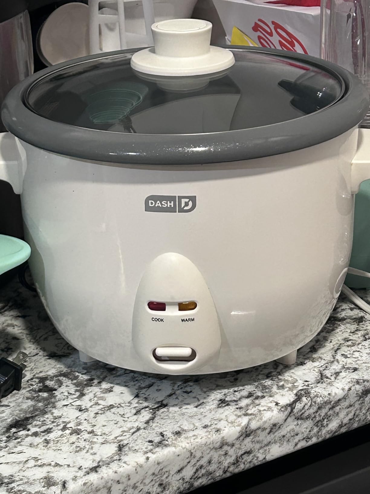Dash Family Sized Rice Cooker - Large-Capacity Rice Cooker - Features Ceramic, Nonstick Surface & Keep Warm Function - Great for Convenient Meal Prep & Family Meals - 20-Cup Capacity customer photo 1