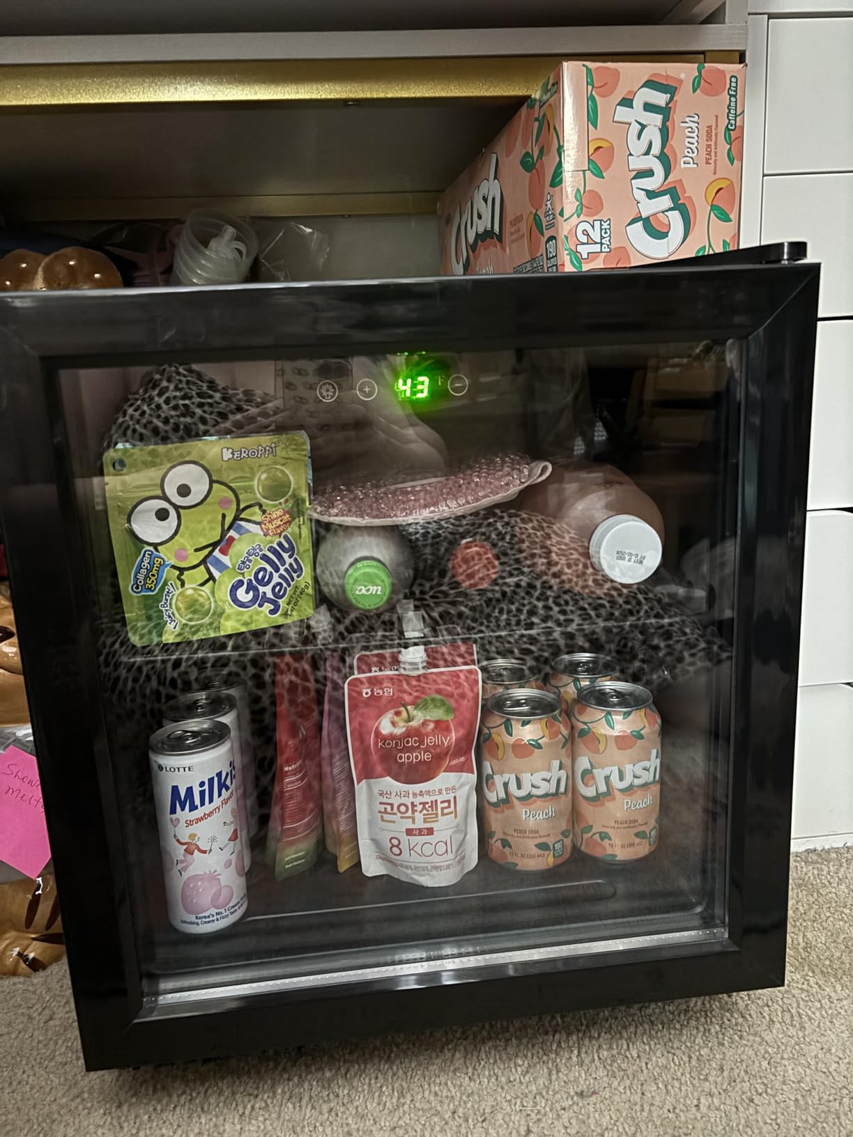 Antarctic Star 18L Beverage Refrigerator Cooler 24Can, Mini Fridge with Quiet Compressor, LED Light, Freestanding Small Fridge with Electronic Temperature Control for Home and Bar (40-61 ℉) customer photo 2