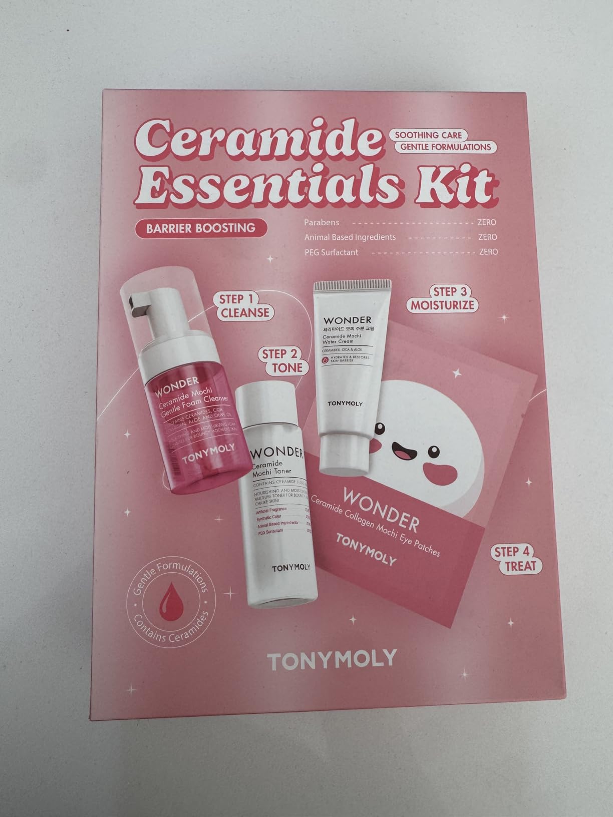 TONYMOLY Wonder Ceramide Mochi Essentials Set - Hyaluronic Acid & Cica customer photo 1