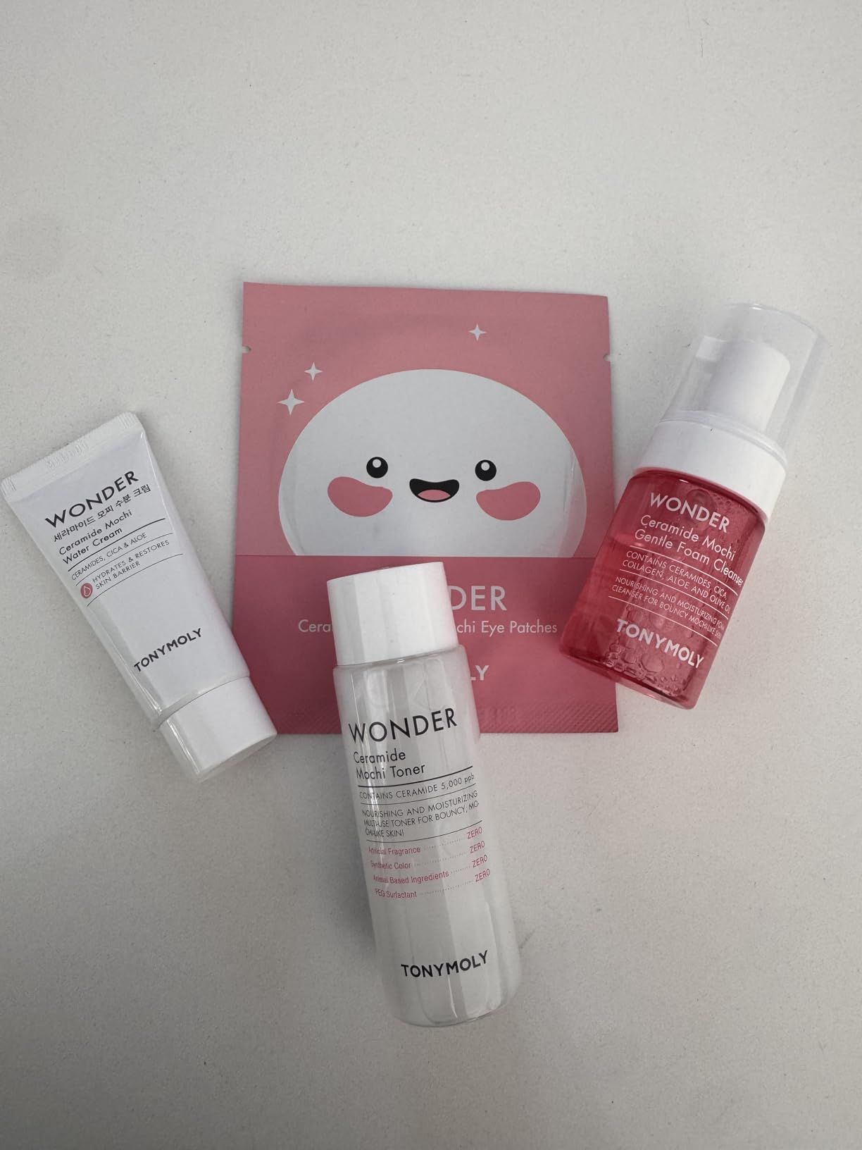 TONYMOLY Wonder Ceramide Mochi Essentials Set - Hyaluronic Acid & Cica customer photo 2