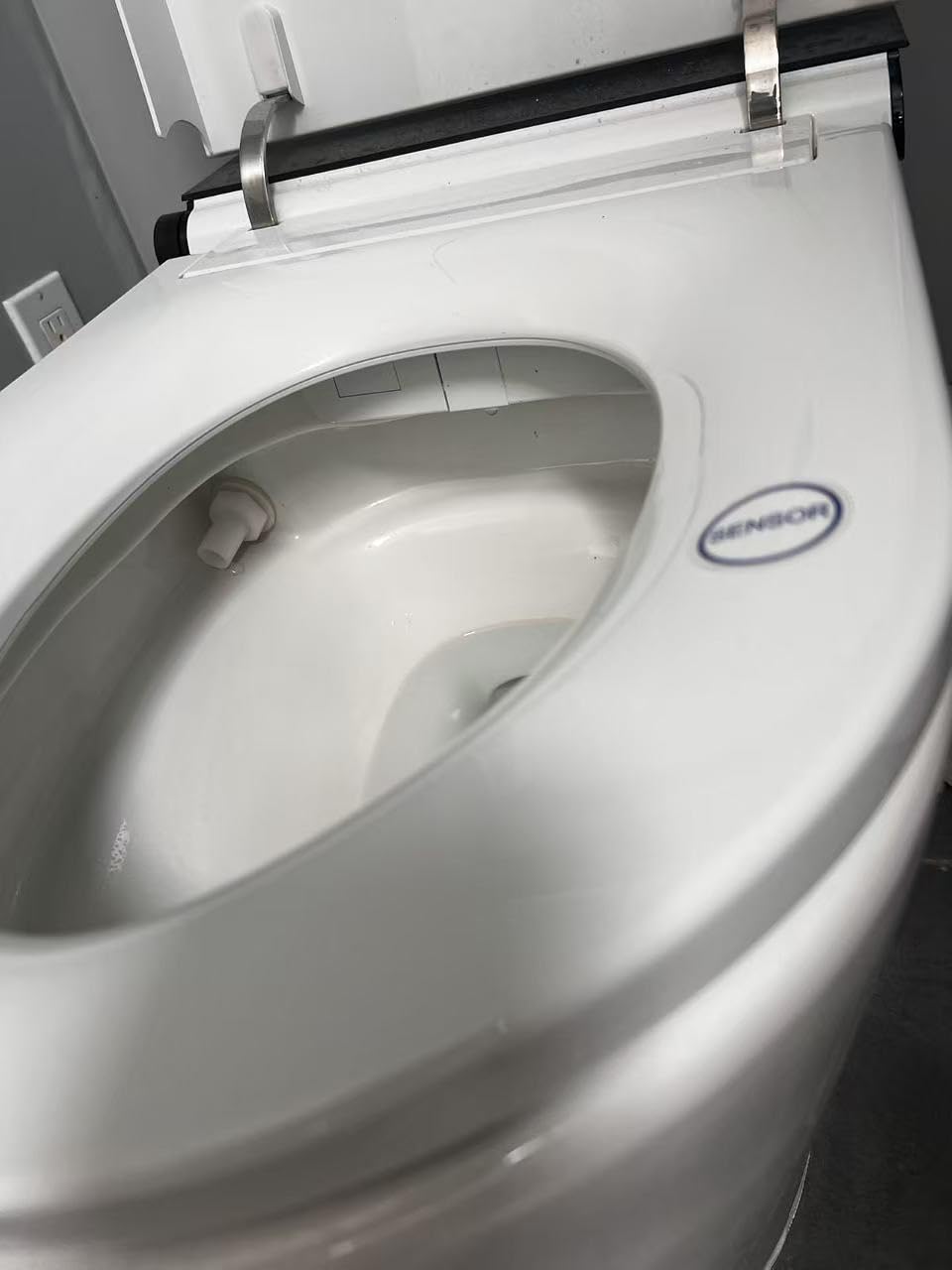 Casta Diva Smart Toilet with Bidet Built in, Auto Open/Close Lid, 1000g MaP Flush, Heated Seat & Foam Dispenser, Foot Sensor Auto Flush, Blackout Flush, Bidet Toilet with Tank Built in (CD-K030PRO) customer photo 1