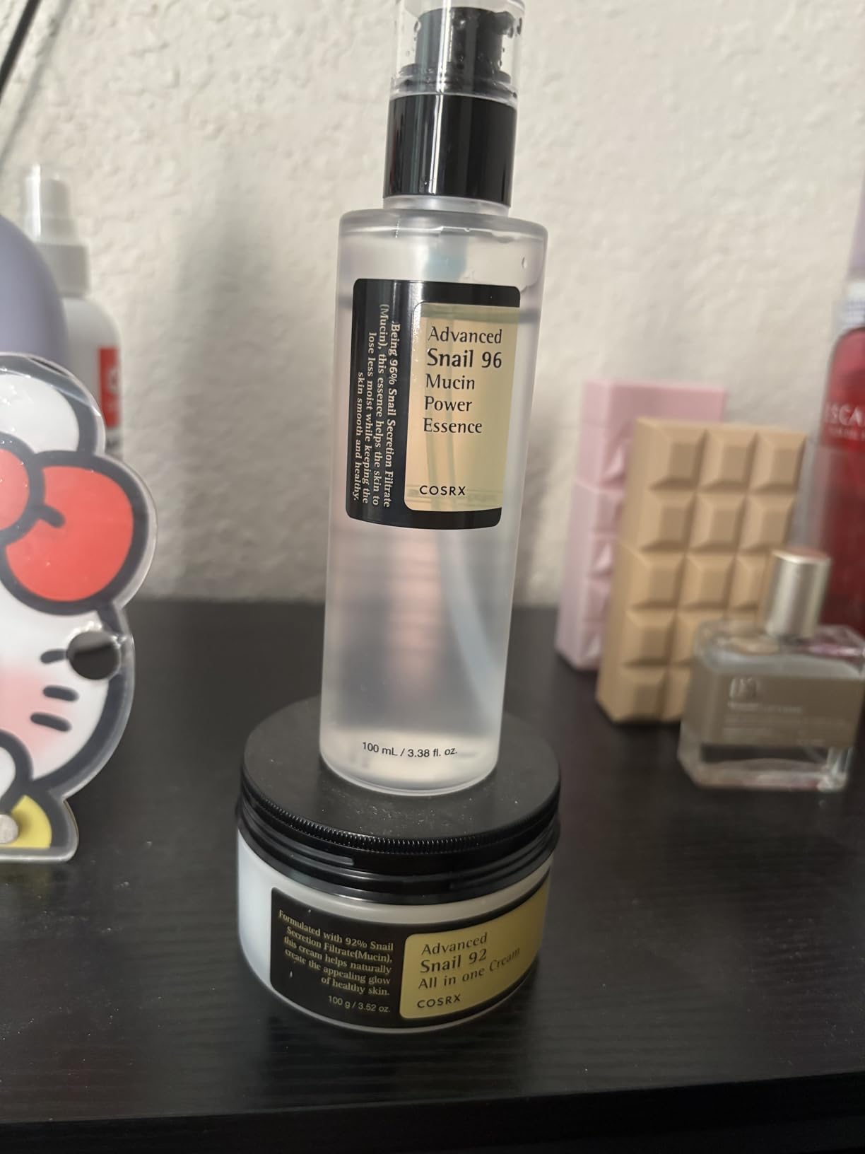 COSRX Snail Mucin Limited Gift Set with Snail Mucin Repairing Serum, Moisturizer & Collagen Face Mask, Korean Skin Care Set, Gifts for Women, Amazon Exclusive customer photo 1