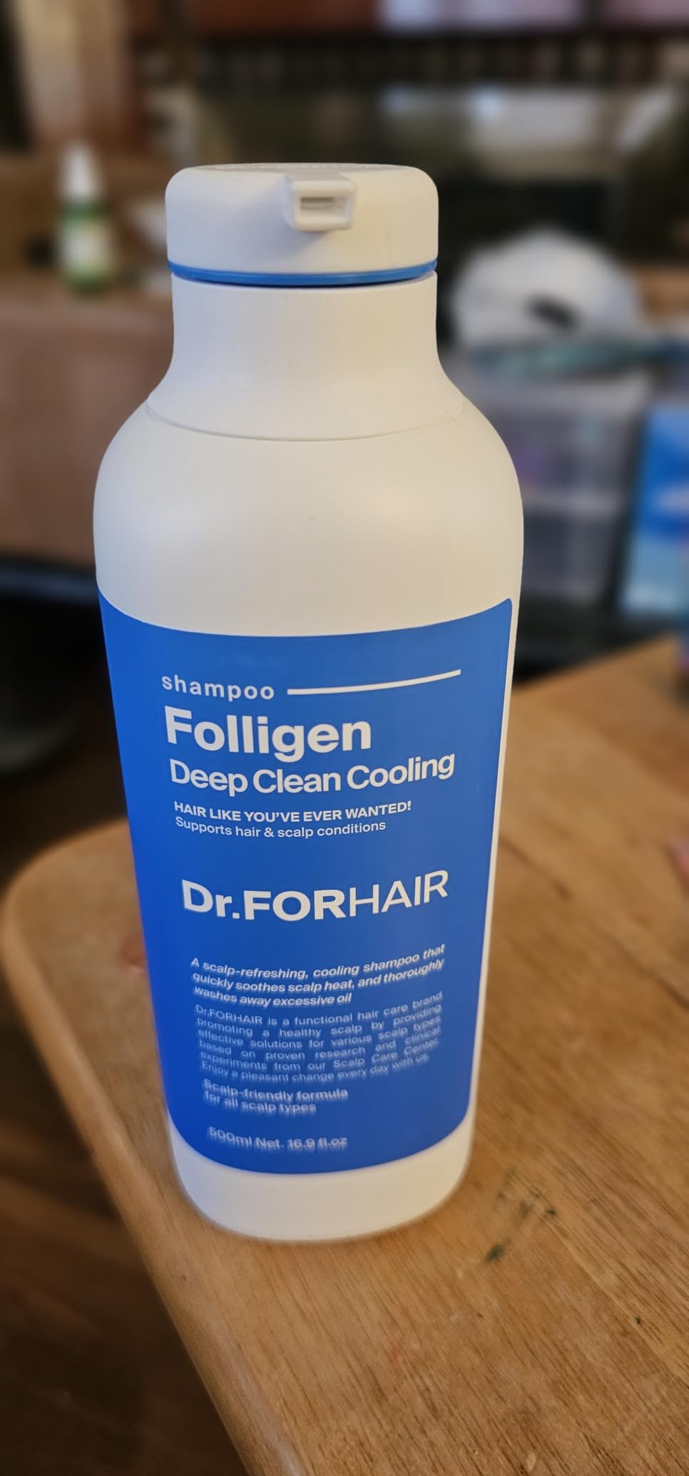 DR.FORHAIR Aero Cooling Shampoo 16.91 fl oz | Korean Hair Care | Clarifying & Cooling Scalp Shampoo, Anti Dandruff | For Hair Thickening & Fuller Looking customer photo 1