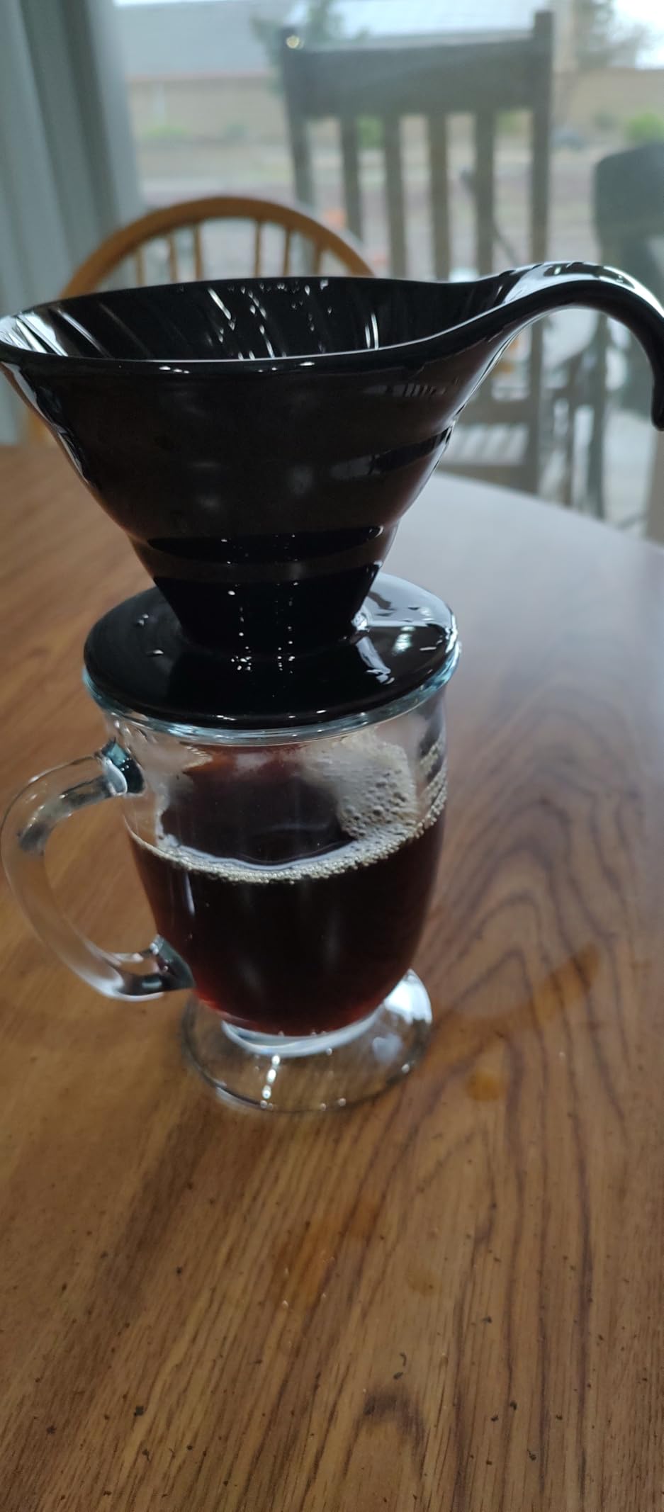 Mongdio Pour Over, Ceramic Coffee Pour Over, Reusable Porcelain Portable Pour Over Coffee Maker with 40pcs Paper Filter, For Home,Coffee customer photo 1
