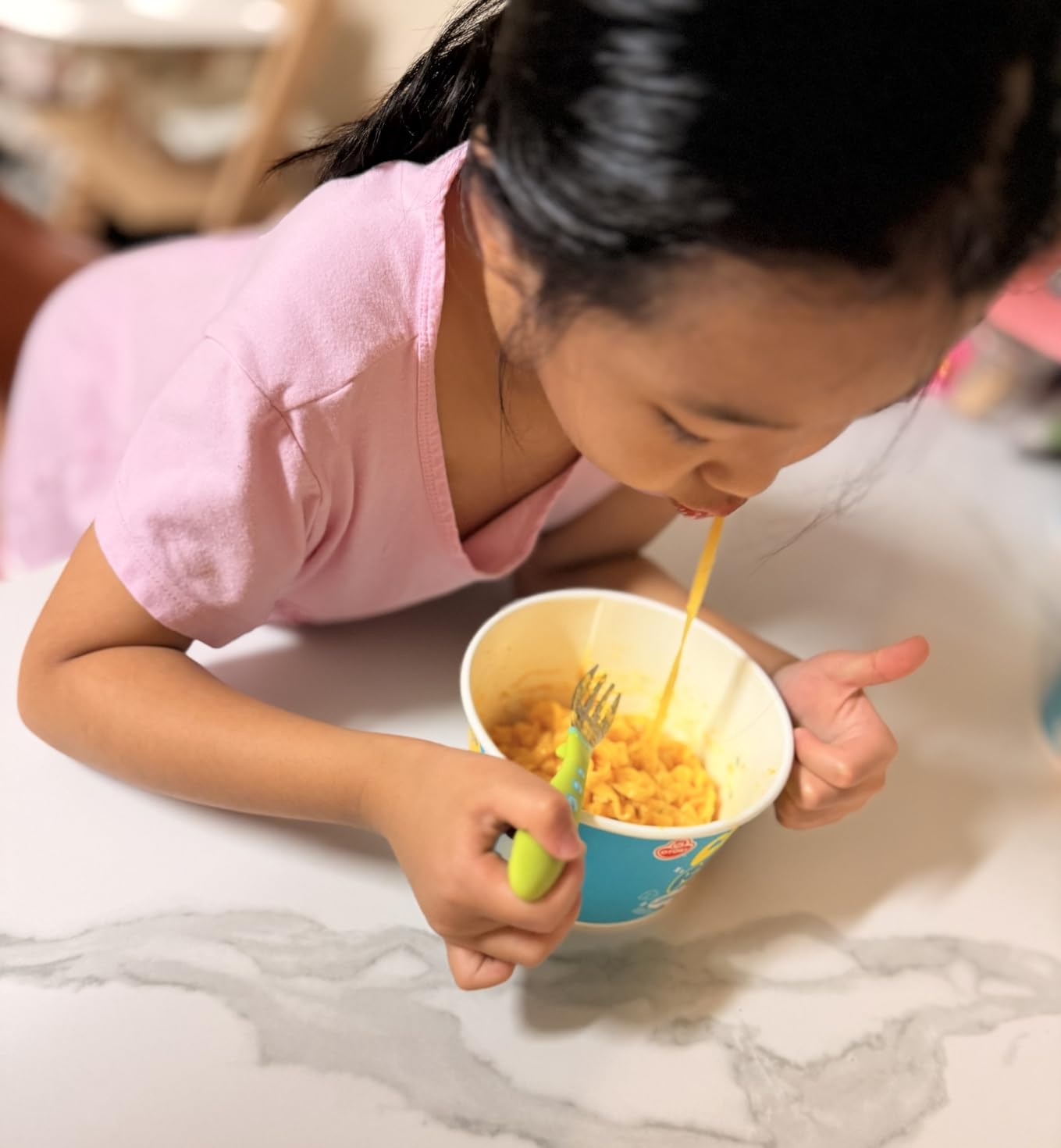 Otoki Cheesy Ramen Bowl, Mac & Cheese Meets Ramen, Cheddar & Mascarpone Flavor, Korean Instant Ramen Bowl, 3.53 oz Pack of 6 customer photo 2