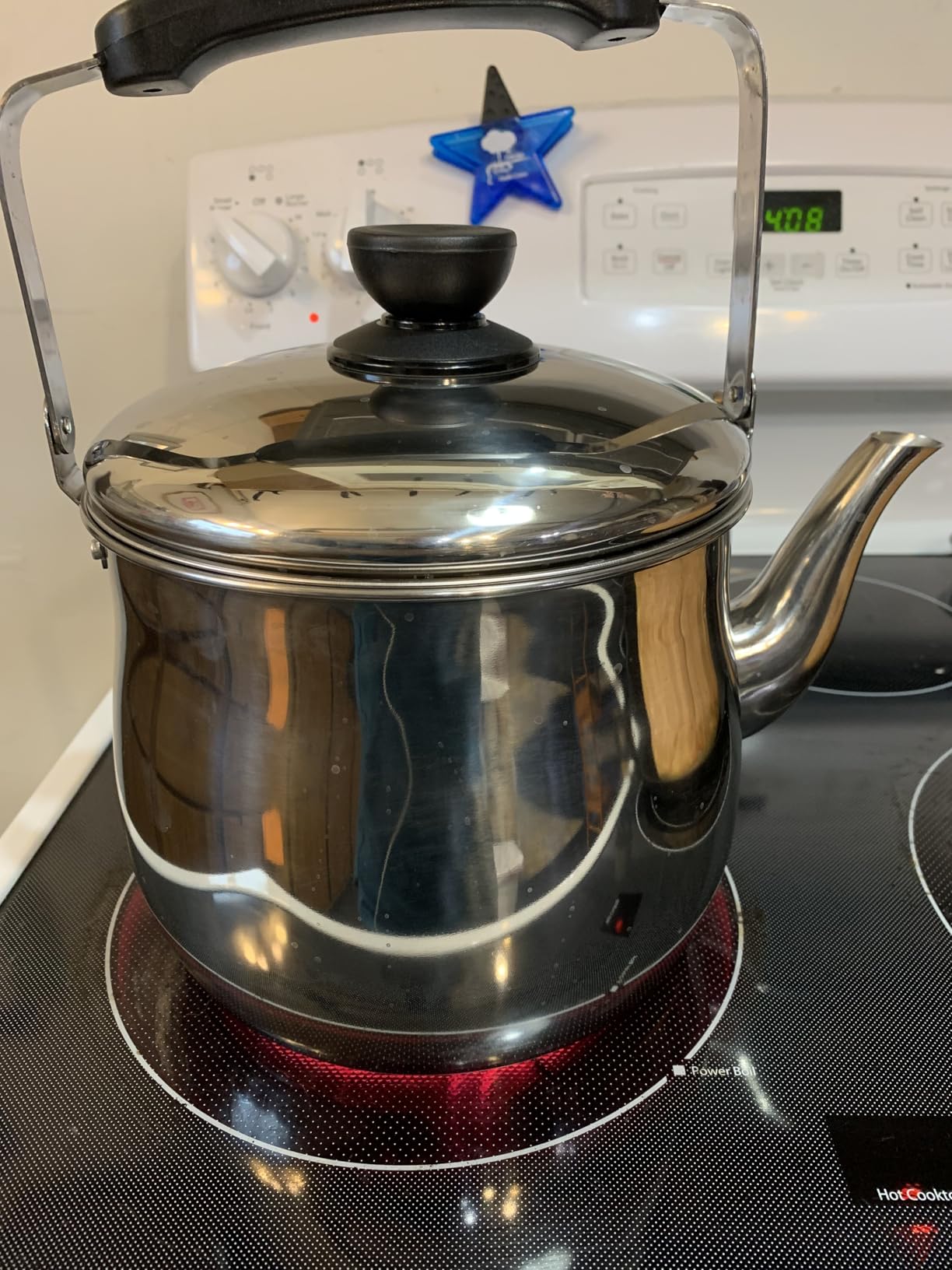 Stainless steel Tea kettle pot C with Removeable Infuser set, tea maker stove top (gas&induction&electronic) (5.28QT) customer photo 1
