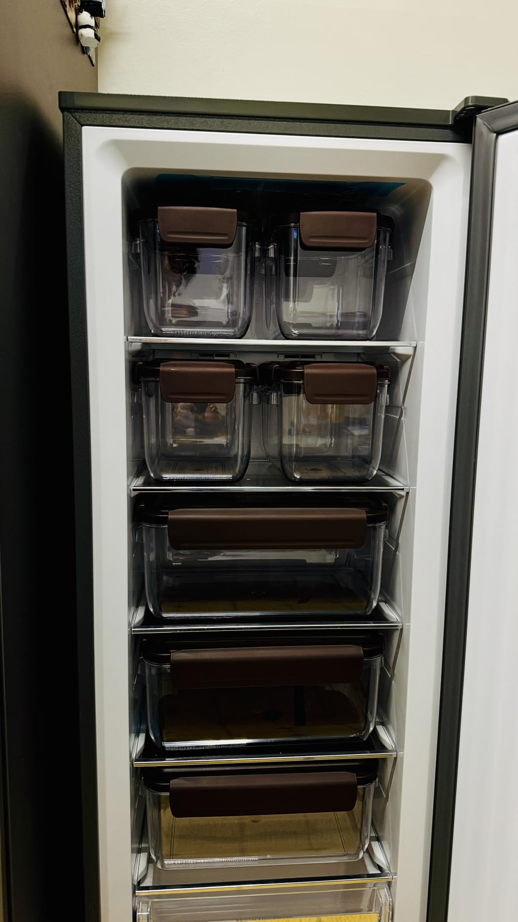 Slim Kimchi Refrigerator for Kimchi Storage, Fermentation, Freezer, Fridge, & Alcohol - Moonlight Grey - Sleek Compact Refrigerator, Precise Temp Control, 7 Containers, Deodorizing Filter, 4.3 cu. ft. customer photo 1