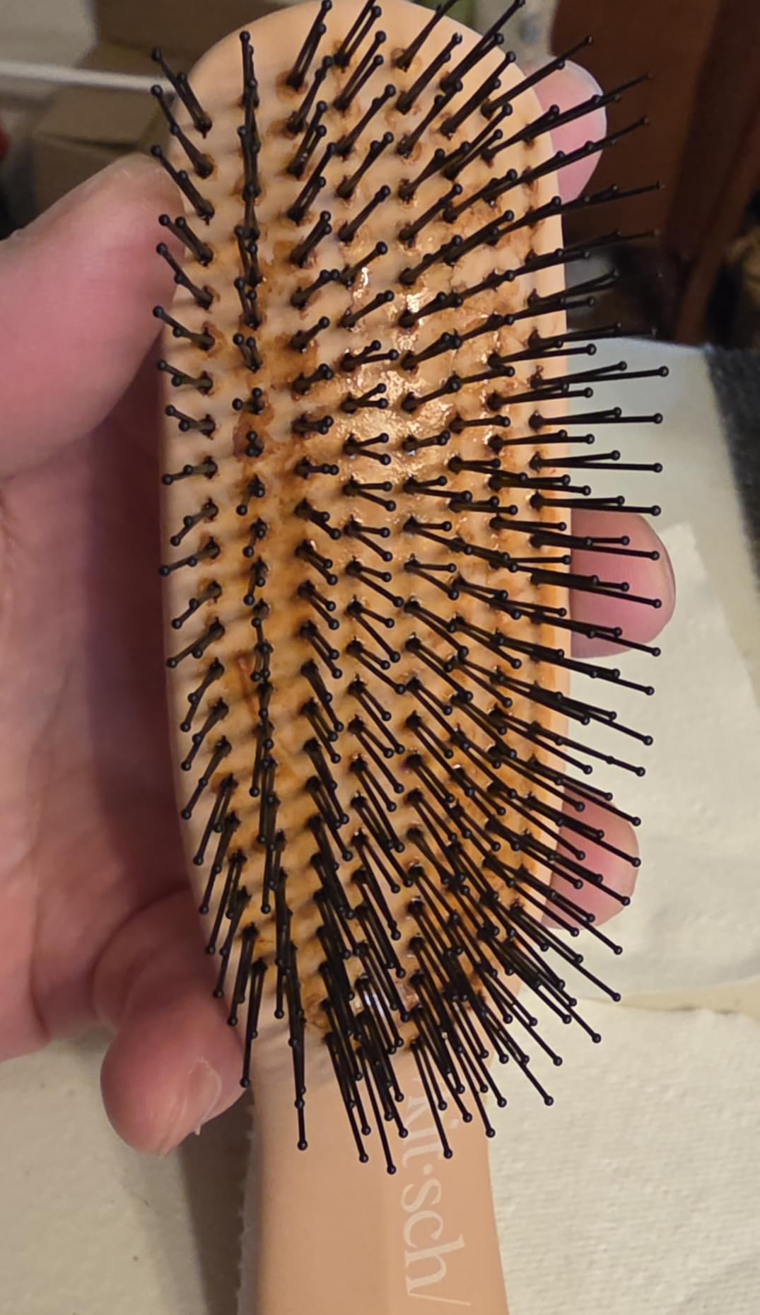 Kitsch Scalp Renewal Brush - Exfoliating & Scalp Massager for Hair Growth, Gentle Head Massage Brush to Remove Buildup, Boost Circulation & Relaxing Head Scrubber for Washing Hair - Terracotta customer photo 2