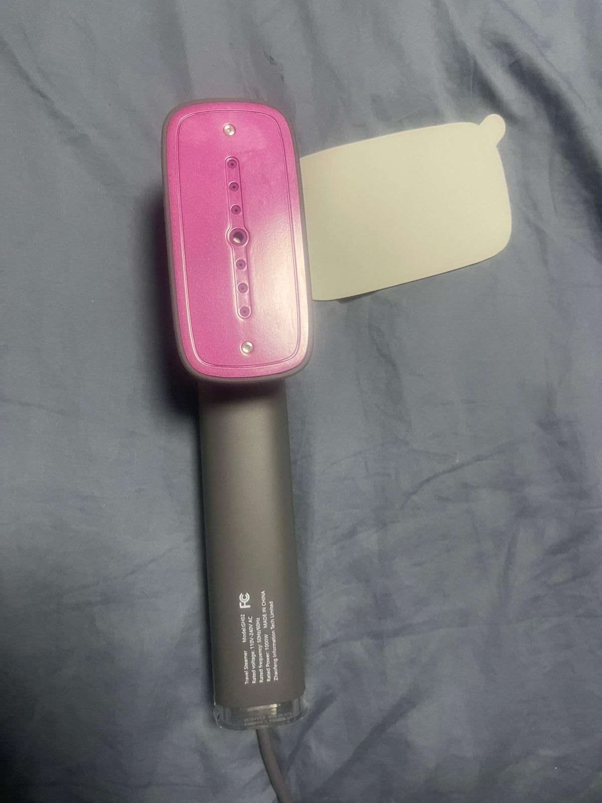 OGHom Steamer for Clothes, 110-240V Travel Steamer & Iron 2 in 1, 1000W Powerful Steam, Portable Handheld Garment Wrinkle Remover, 30s Fast Heat-Up with Dry & 2-Steam Control, for Global & Europe customer photo 2