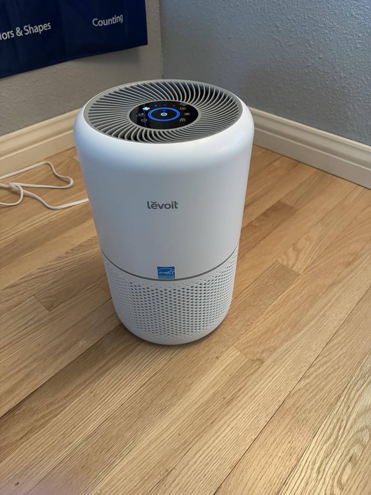 Air Purifiers for Home Bedroom, HEPA Sleep Mode, AHAM VERIFIDE, Smart WiFi for Home Large Room, Quiet Cleaner for Pet Hair, Allergies, Dust, Smoke, Pollen, Alexa Control, Core300S-P, White customer photo 1