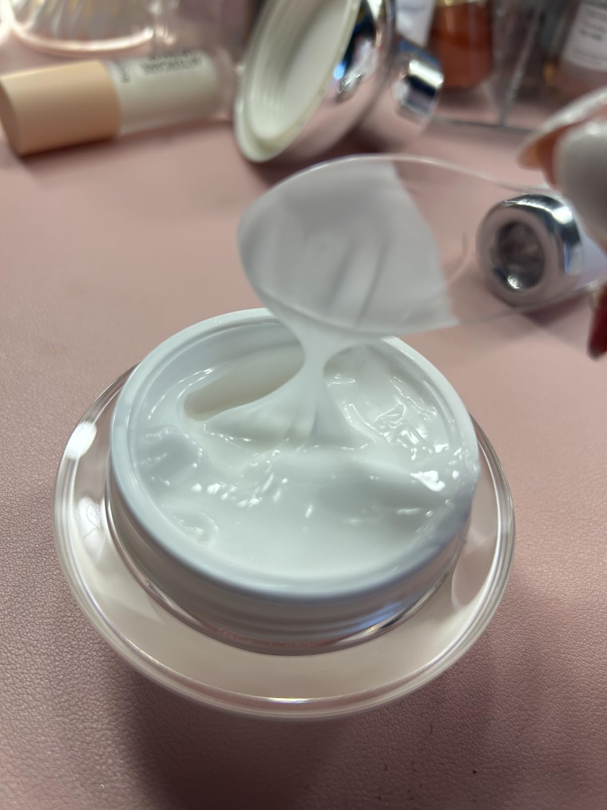 Peptide 7X Lifting Cream with LED Red Light Device - Korean Anti-Aging Face Moisturizer with 7 Peptides, Collagen & Hyaluronic Acid | Microcurrent Firming & Lifting | K-Beauty, 50ml customer photo 2