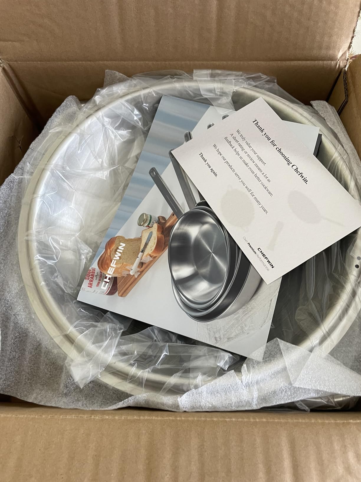 316 Stainless Steel 11-Inch 4.5 Quart Heavy Duty Wok pan with Lid and Steamer, Stir Fry Pan, 5Ply, Induction Cookware, Dishwasher Safe, Oven Safe customer photo 1