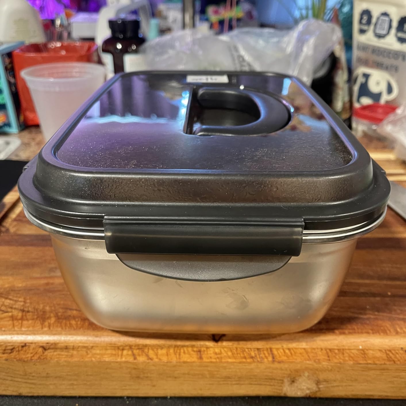 QCQHDU Kimchi Containers, Stainless Steel Food Storage Containers with Lids | Large Food Storage Meal Prep Containers for Roasting Turkey, Chicken, Baking Casserole, Party, 7500ML/ 254oz / 32Cup customer photo 1