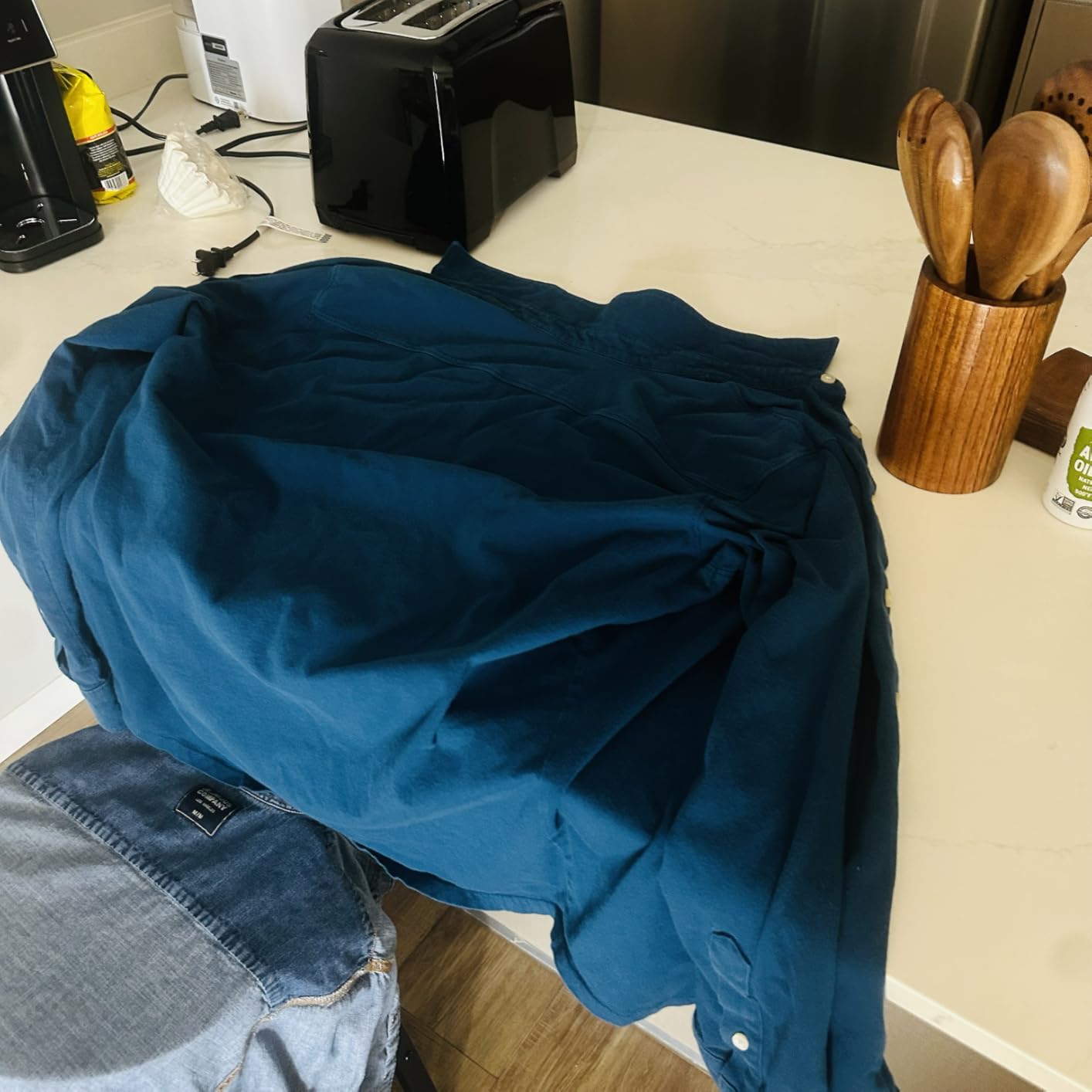 HiLIFE Steamer for Clothes, Portable Handheld Design, 240ml Big Capacity, 700W, Strong Penetrating Steam, Removes Wrinkle, for Home, Office (ONLY FOR 120V) (Ocean Blue) customer photo 1