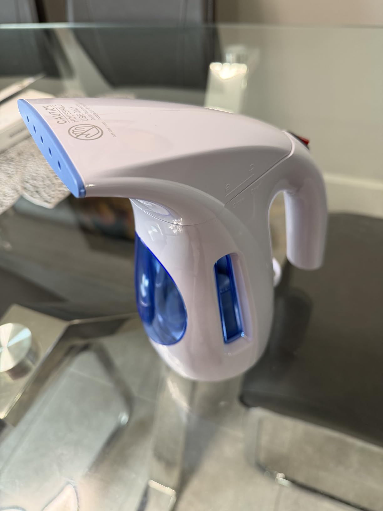 HiLIFE Steamer for Clothes, Portable Handheld Design, 240ml Big Capacity, 700W, Strong Penetrating Steam, Removes Wrinkle, for Home, Office (ONLY FOR 120V) (Ocean Blue) customer photo 2