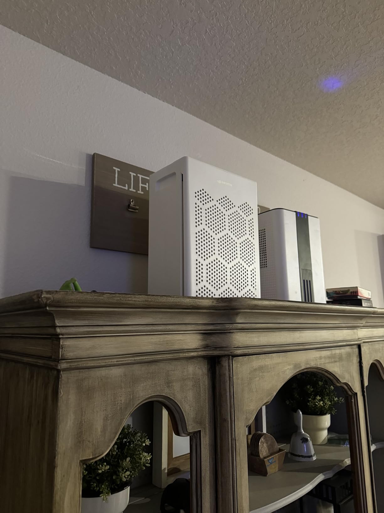 DAYETTE Air Purifiers for Home Large Room Up to 3400 Ft² with PM2.5 & TVOC Sensors, Pet Mode, Aromatherapy, Double Air Inlet Air Cleaner with 2x H14 HEPA Filters for Smoke Dust Pets Hair Odor, White customer photo 2