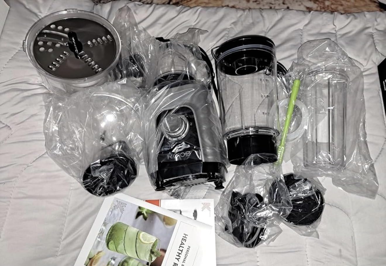 KOIOS Blender/Food Processor Combo Max 1000W, 4 in 1 34oz Pitcher, 22oz Blending Cup, Meat Grinder & Vegetable Chopper, Spice Grinder, BPA Free -All-in-One Kitchen System, Dishwasher Safe customer photo 2