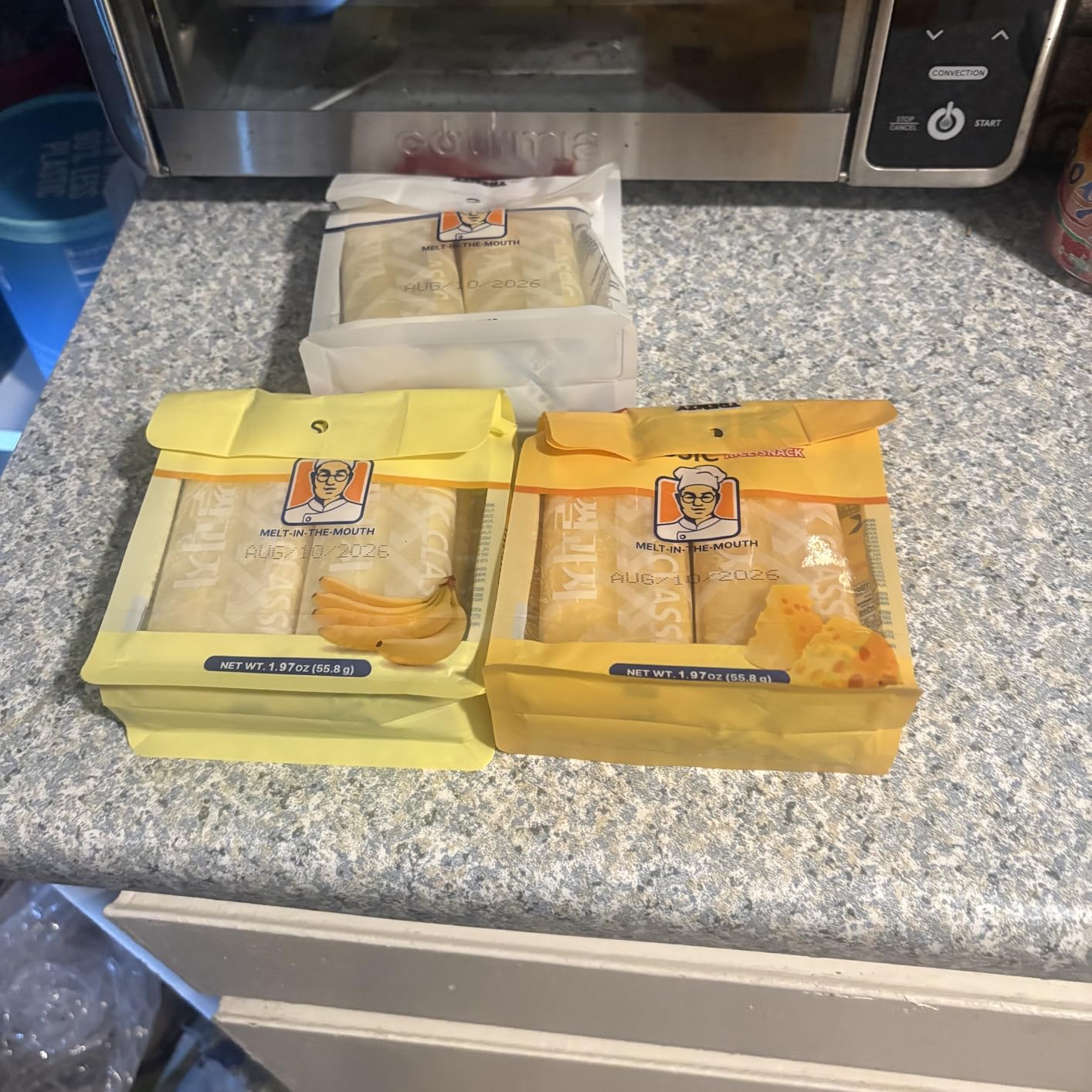 Milk Rice Snack Variety Pack - 3 Flavors (Milk, Banana & Cheese), Non-Fried Crispy Korean Rice Snack, Individually Wrapped Kids School Snack, Melt-in-the-Mouth Rice Crackers customer photo 2