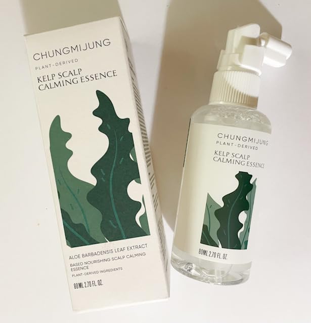 Kelp Scalp Treatment Spray for Itchy & Sensitive Scalp - Soothing Care Essence for Irritated Scalp, Lightweight Korean Leave-In Hair Treatment, 80ml customer photo 1