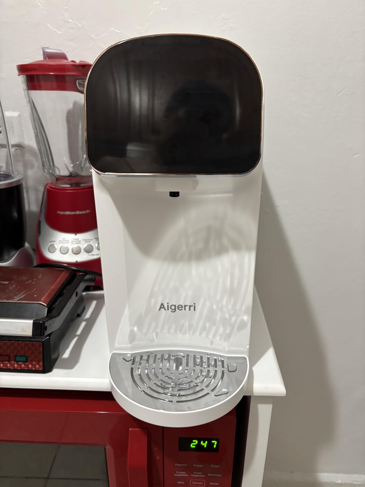 Aigerri UV Countertop Reverse Osmosis Water Filter, NSF/ANSI 372 Certified, 5-Stage RO Filtration System, 5:1 Pure to Drain, No Installation, Portable Reverse Osmosis Purifier for Home, Kitchen customer photo 1