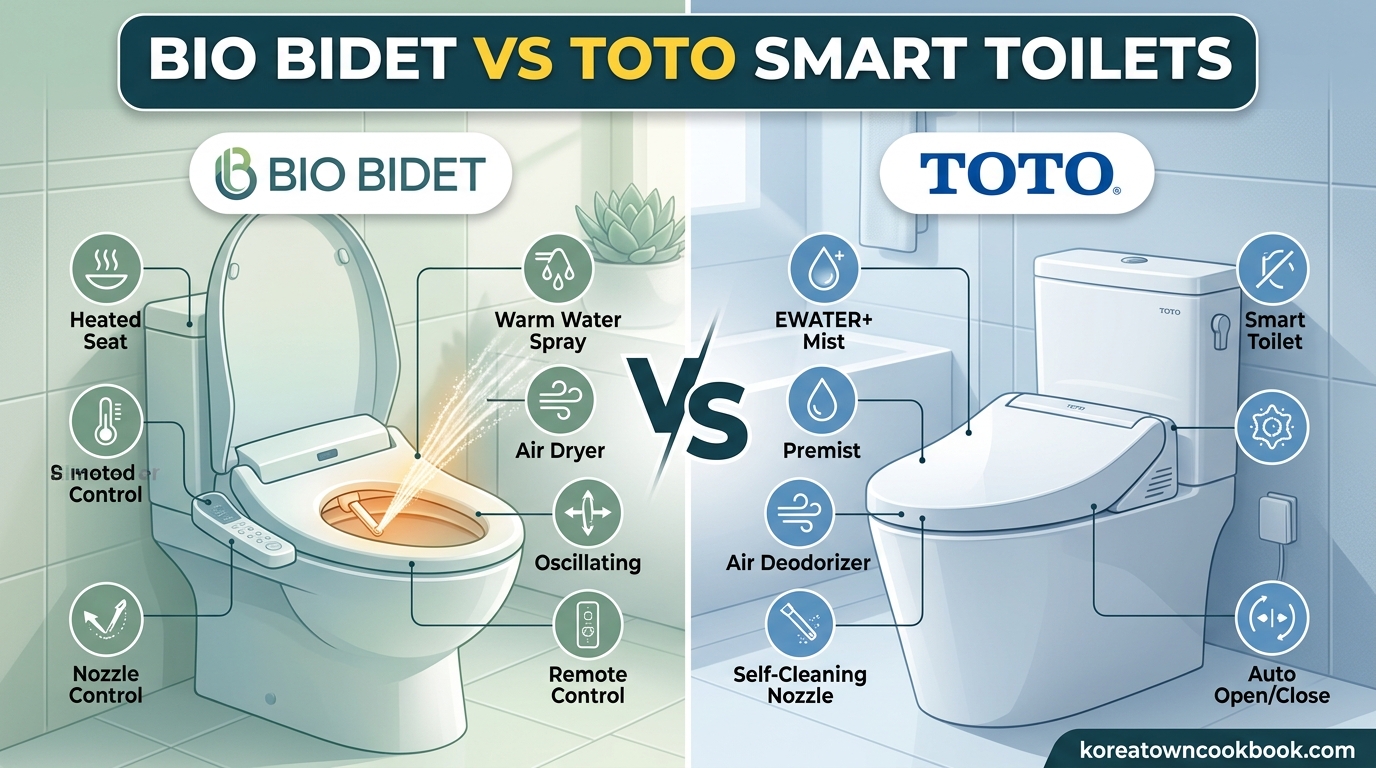Bio Bidet vs TOTO Smart Toilets