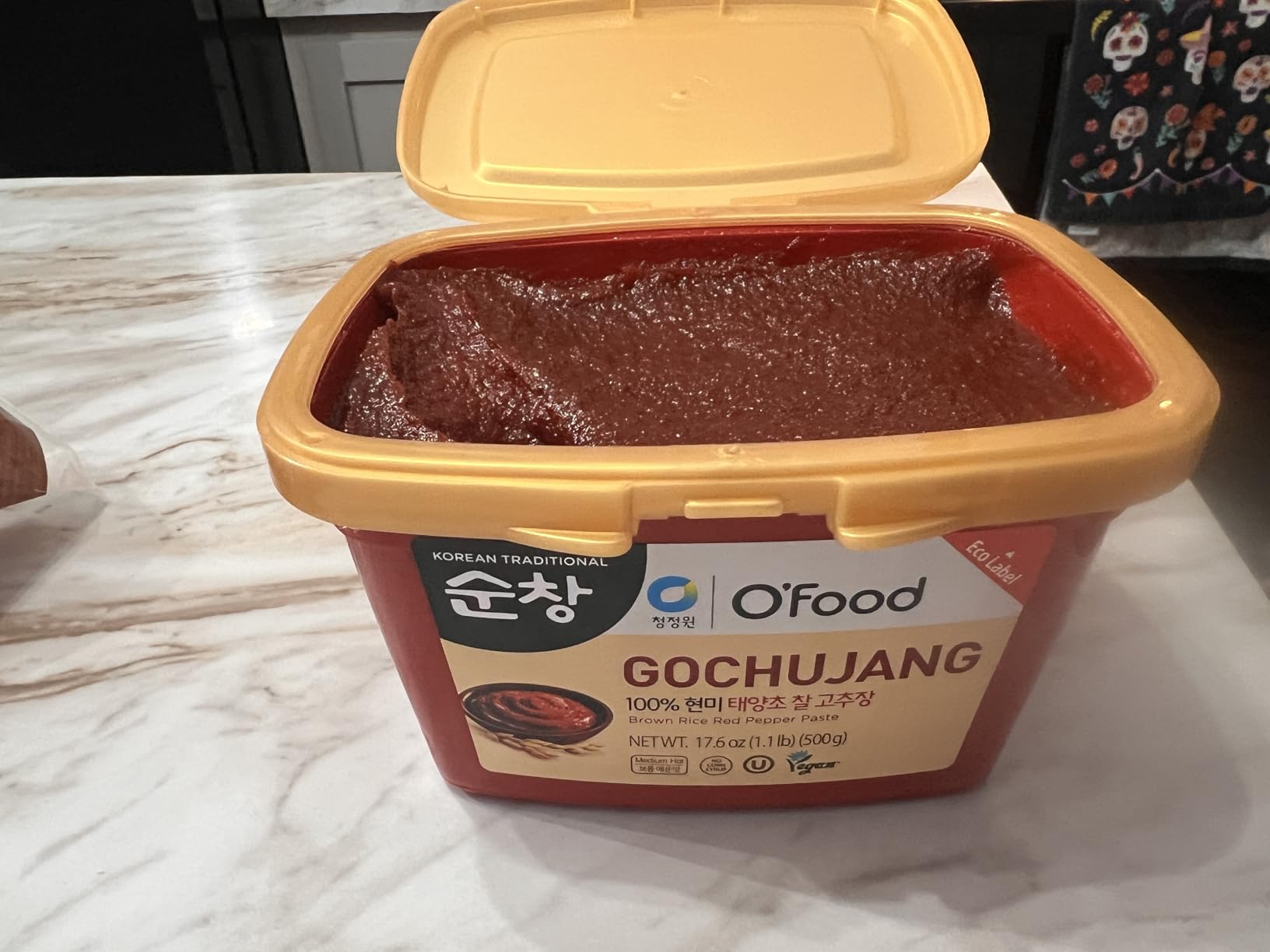 O'food Premium Gochujang Korean Red Chili Paste, Medium, 1.1 lb (500g) customer photo 2