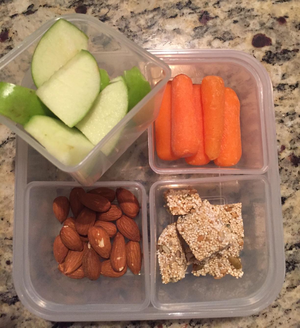 Komax Biokips Snack Containers - Bento Box Meal Prep Container Set w/4 Compartments - Portion Control Lunch Containers - BPA-Free Airtight Food Storage Containers (3 Pcs) customer photo 2