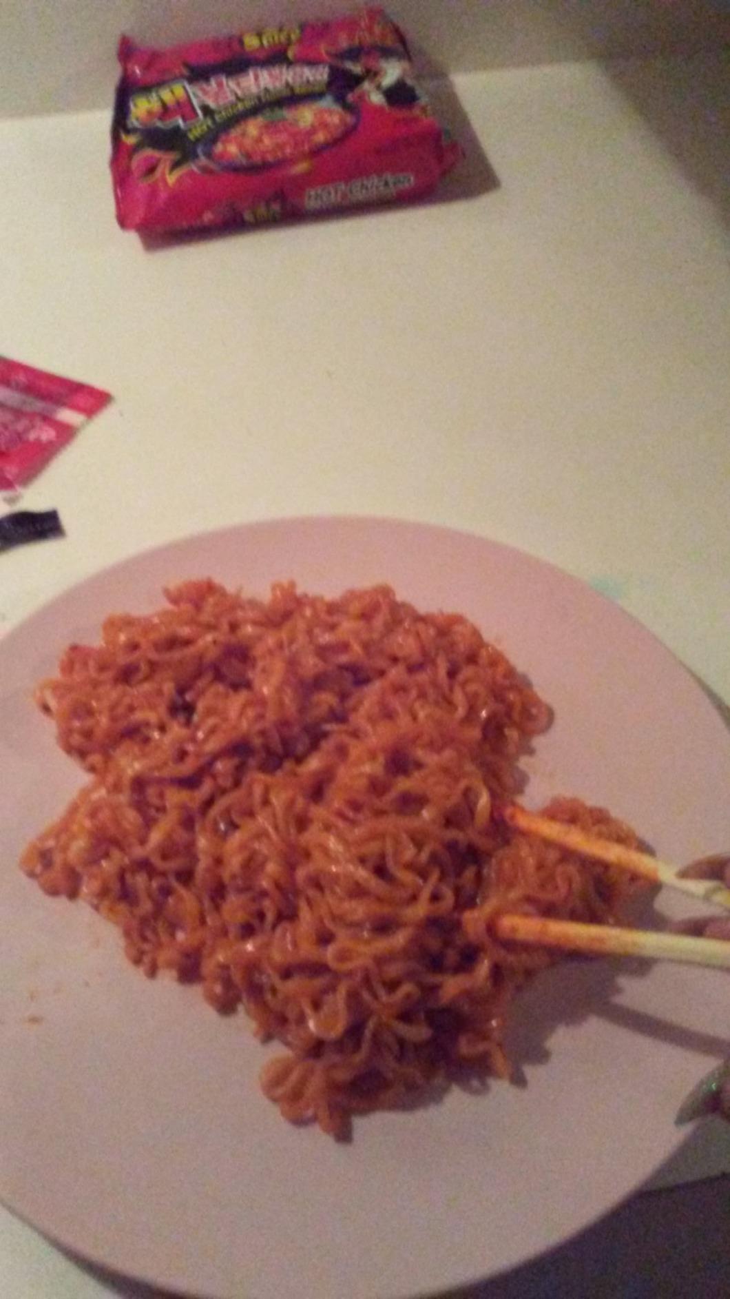 Samyang 2X Buldak (Korean) Hot Spicy Chicken Stir Fried Ramen 4.94 oz (Pack of 5) customer photo 1