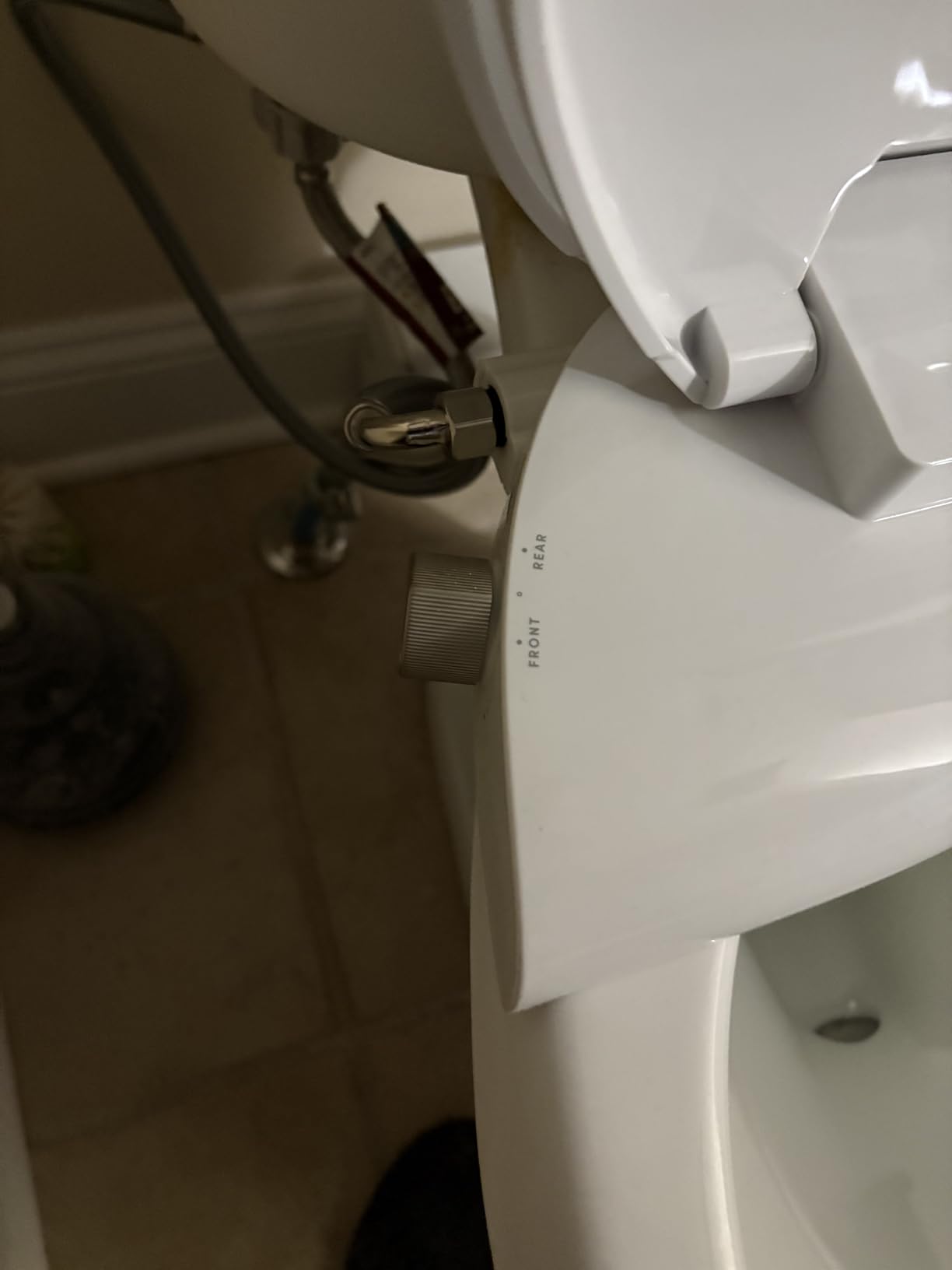 TUSHY Wave Non-Electric Bidet Toilet Seat, Elongated, Bamboo Knob | Quick-Release, Duo Flow Front and Rear Wash, Self-Cleaning Nozzle, Soft-Close Lid, Sleek Design, 10 Minute DIY Install customer photo 1