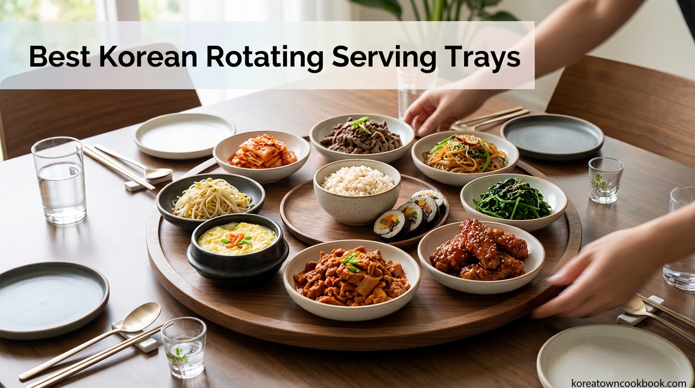 Best Korean Rotating Serving Trays