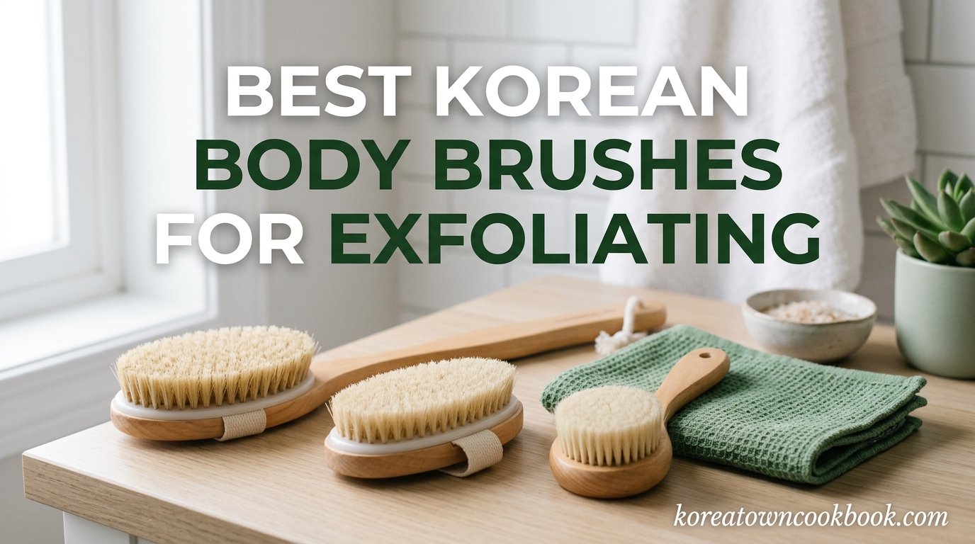 best korean body brushes for exfoliating