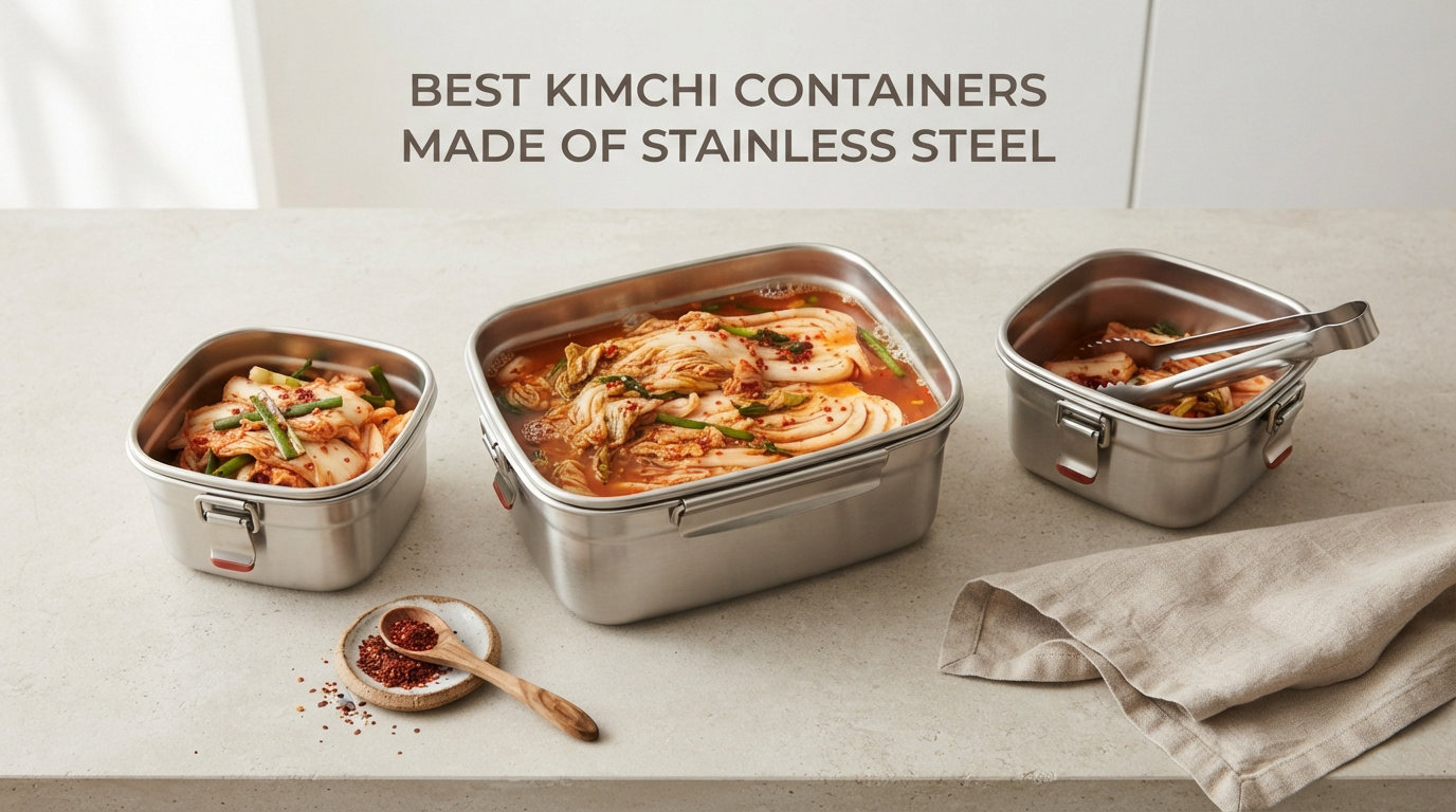 best kimchi containers made of stainless steel