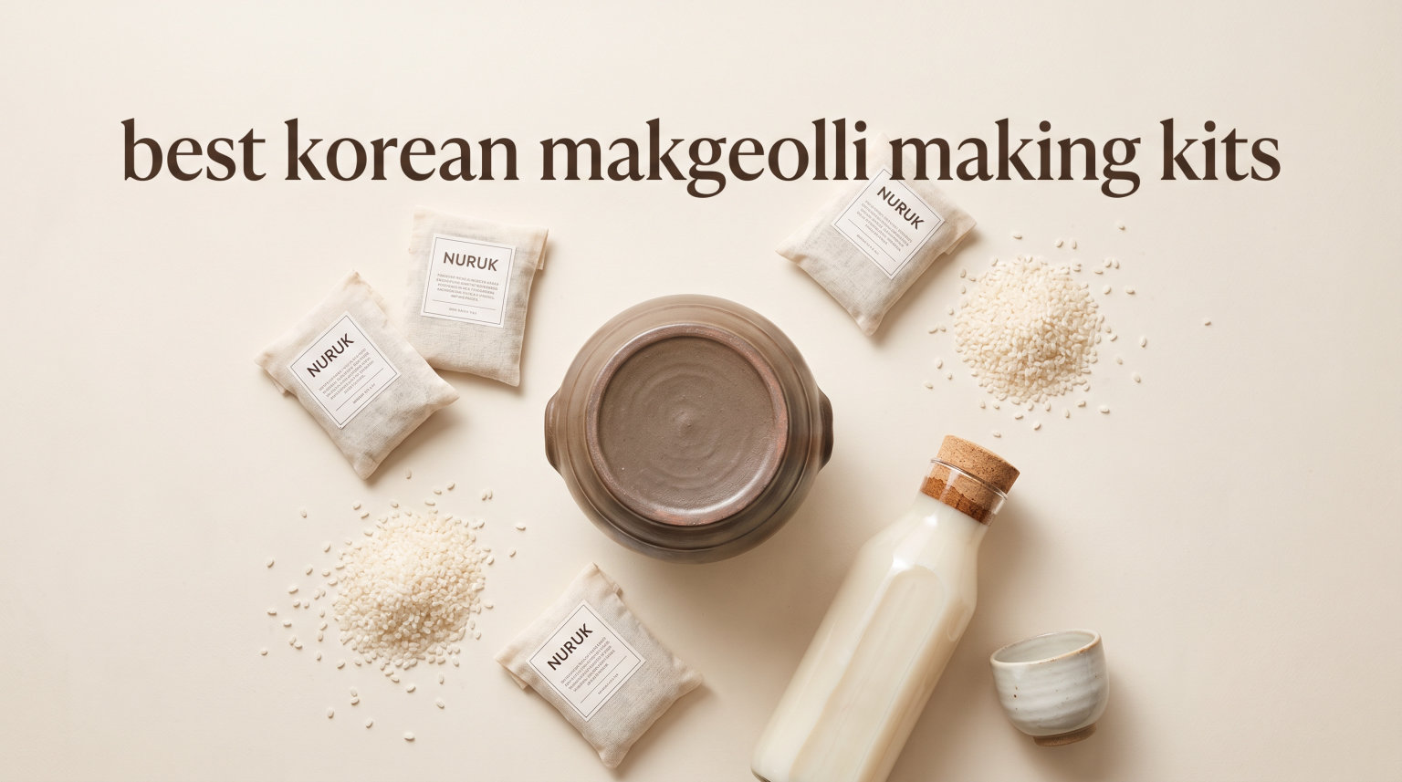 best korean makgeolli making kits