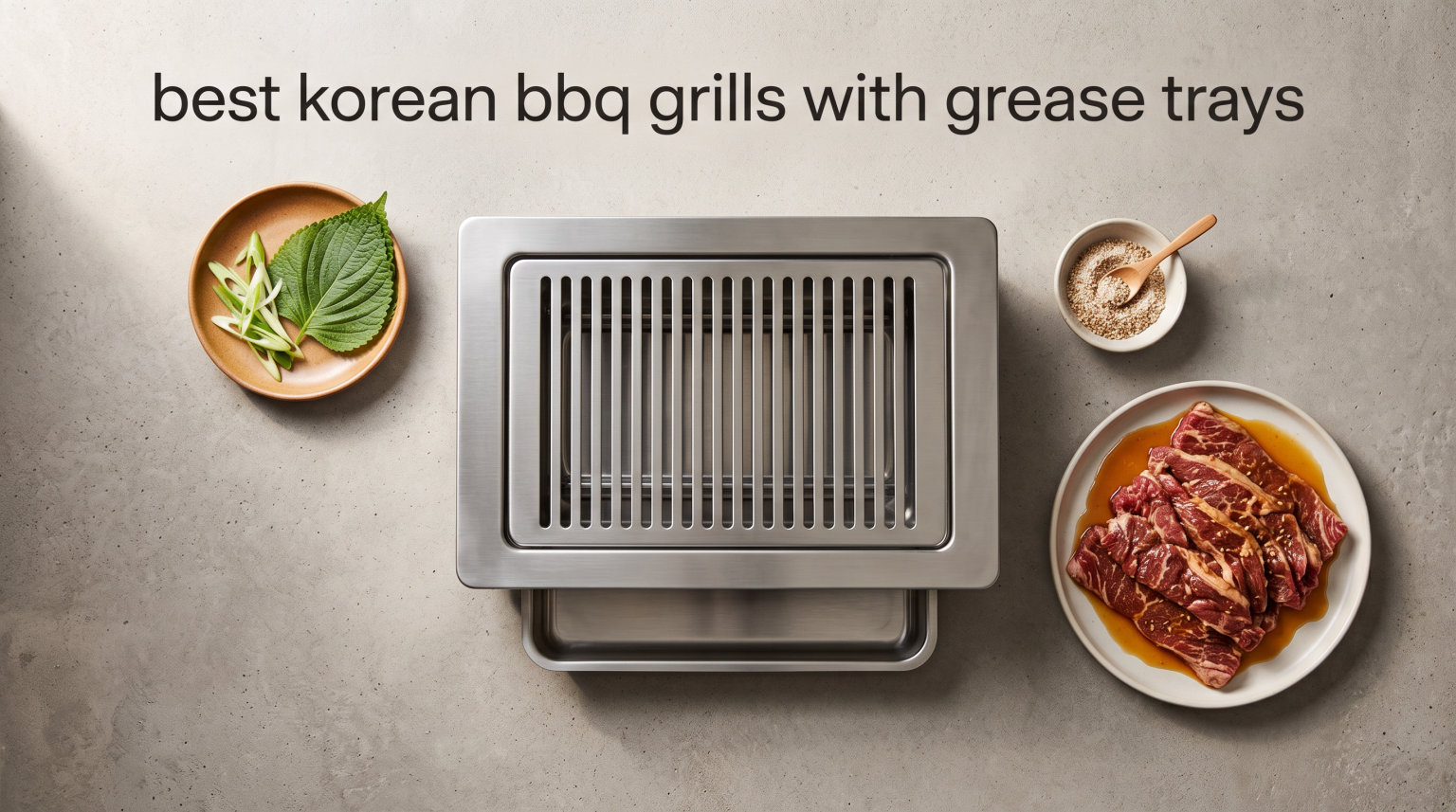 best korean bbq grills with grease trays