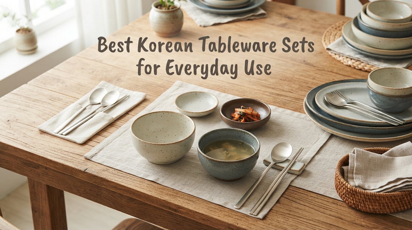 best korean tableware sets for everyday use