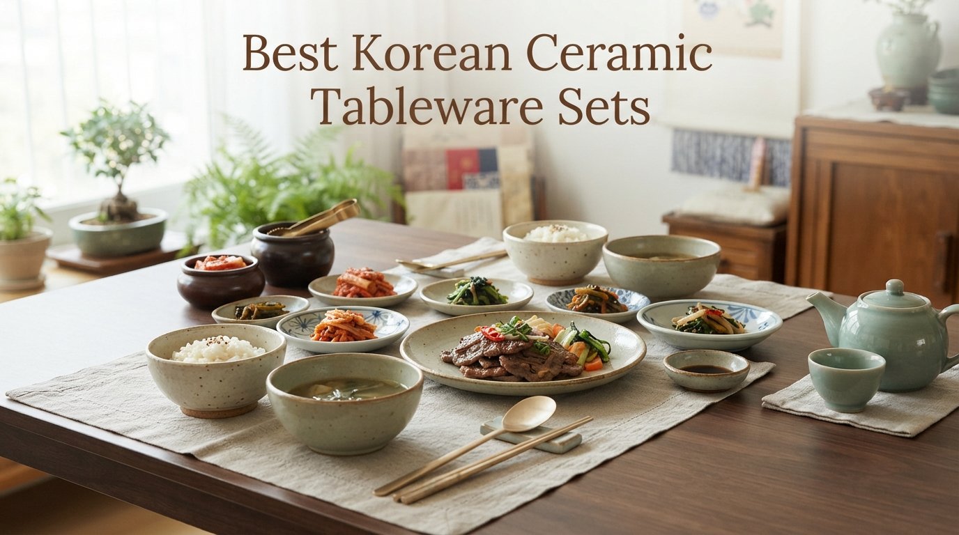 best korean tableware sets made of ceramic