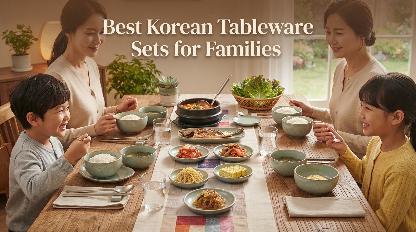 best korean tableware sets for families