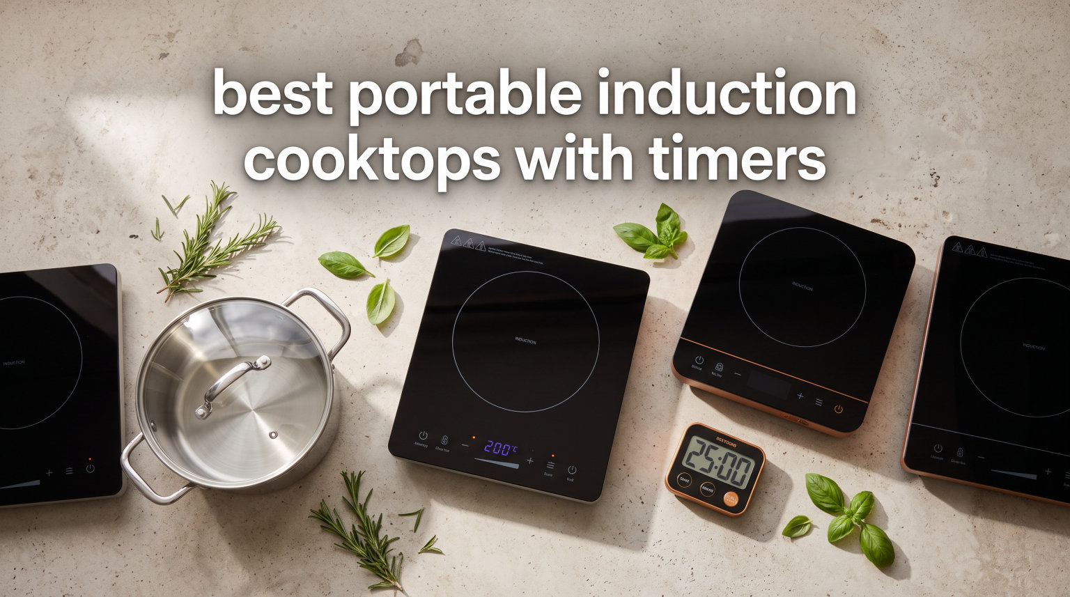 best portable induction cooktops with timers