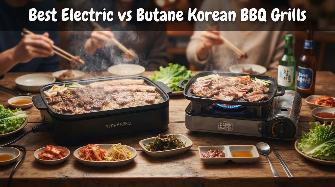 electric vs butane korean bbq grills