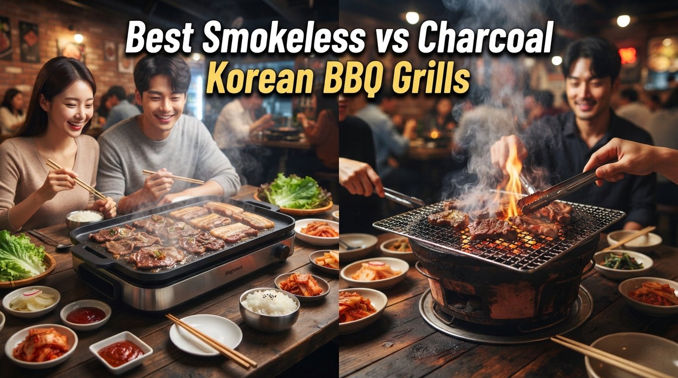 smokeless vs charcoal korean bbq grills