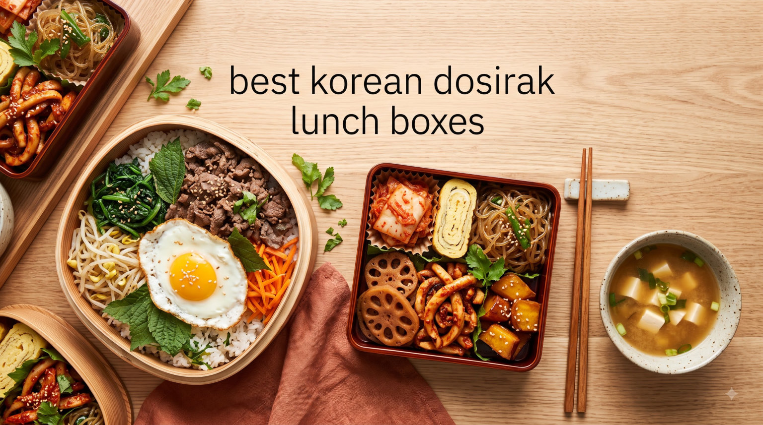 best korean dosirak lunch boxes