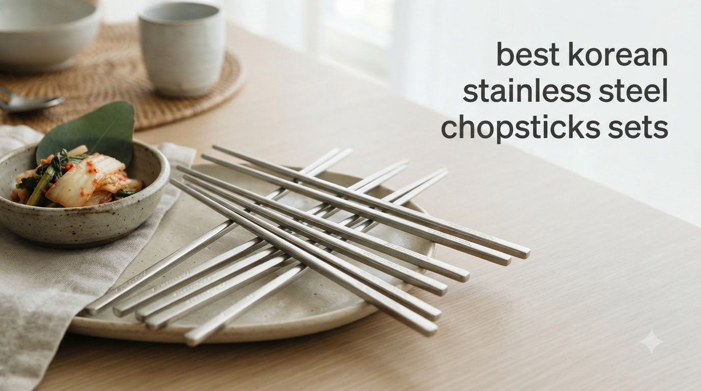 best korean stainless steel chopsticks sets