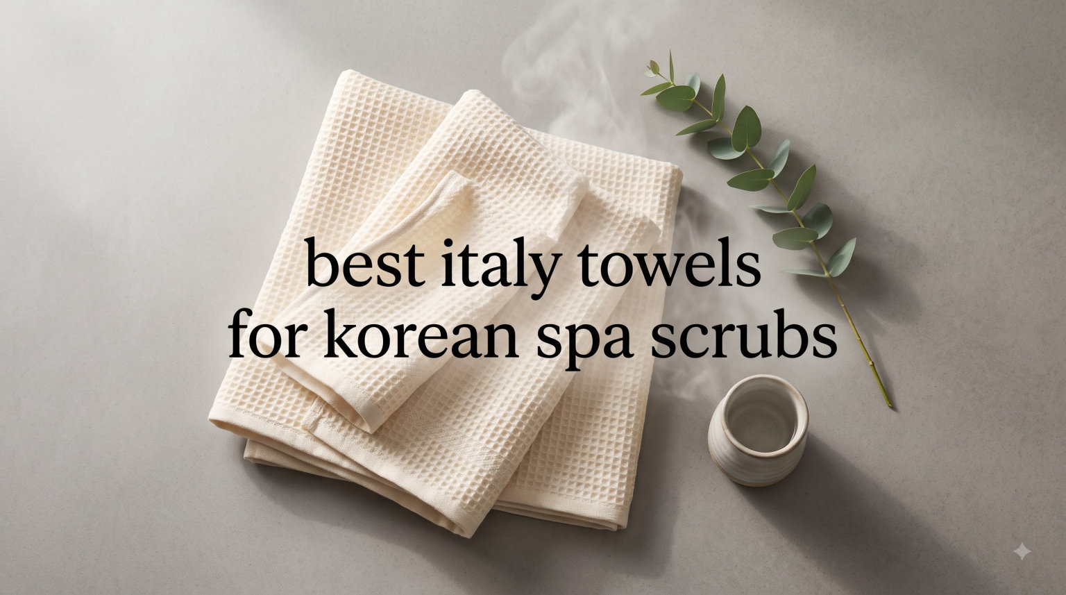 best italy towels for korean spa scrubs
