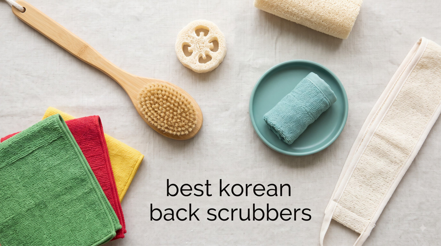 best korean back scrubbers